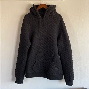 Obey Quilted Hoodie - Blk - Men’s XL
